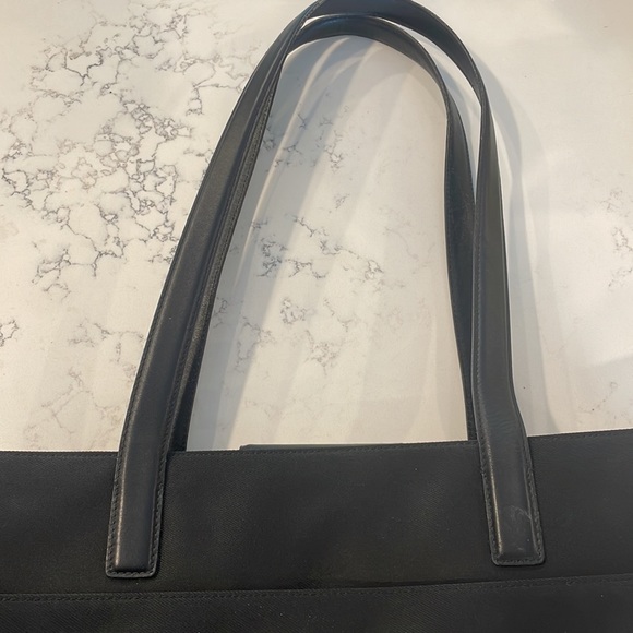 Vintage Coach Leather & Microfiber Fabric Satchel - Picture 8 of 15